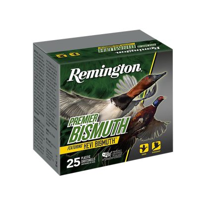 Remington Ammunition R20503 Premier Bismuth  12Gauge 2.75" 1 1/4oz 2Shot 25 Per Box/10 Case