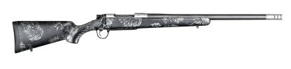 Christensen Arms 8010631300 Ridgeline FFT 6.8 Western 3+1 20" Carbon Fiber/Threaded Barrel, Stainless Steel, Black with Gray Accents Stock