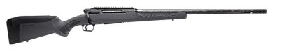 Savage Arms 57900 Impulse Mountain Hunter 28 Nosler 2+1 24" Carbon Fiber Threaded Barrel, Black Aluminum Receiver w/Picatinny Rail, Gray AccuStock Synthetic Stock, Ambidextrous