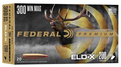 Federal P300WELDX1 Premium ELD-X 300WinMag 200gr 20 Per Box/10 Case