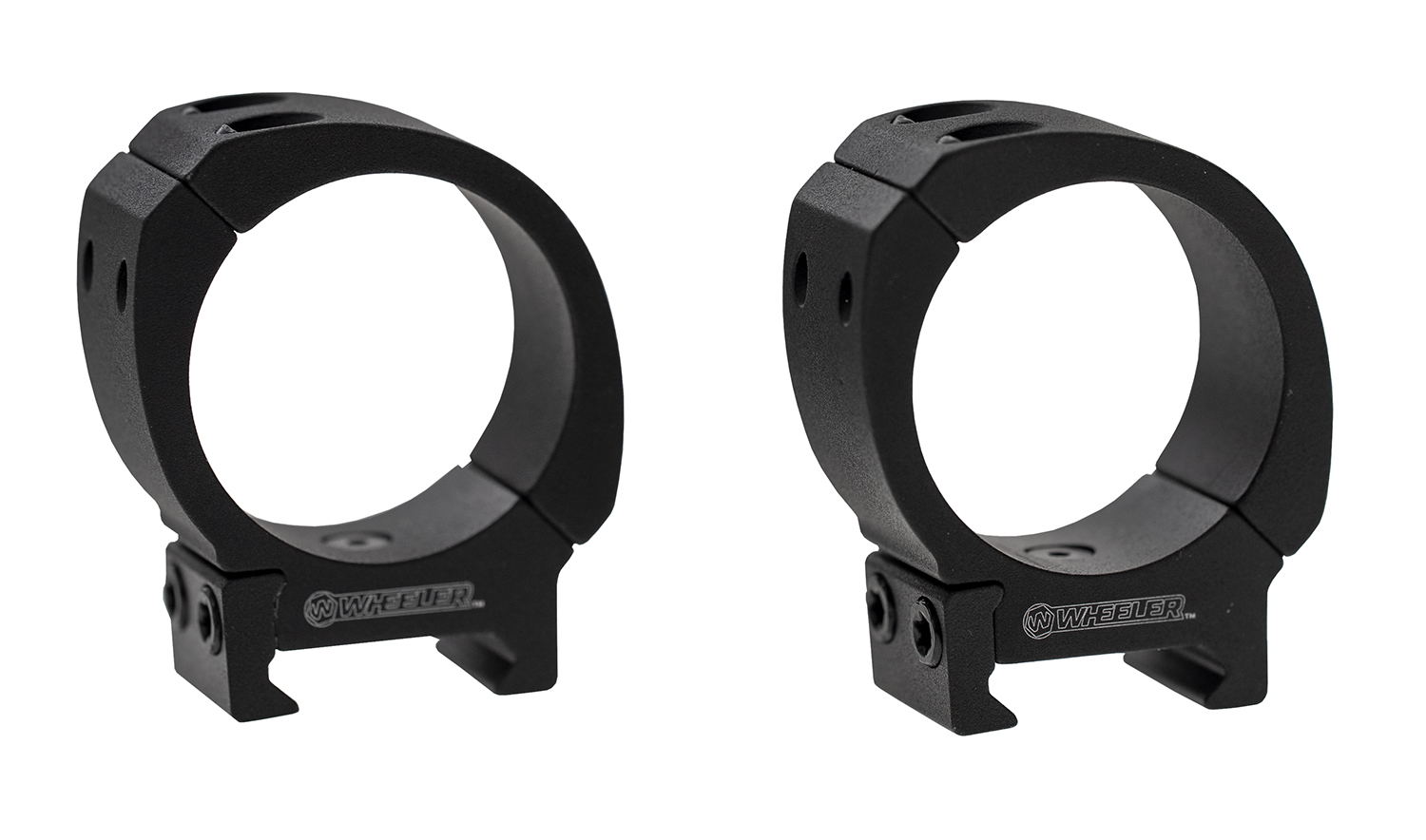 Wheeler 1133750 Sporter Scope Rings Black 30mm Low