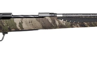 Savage Arms 58018 110 UltraLite 6.5 Creedmoor 4+1 22" Threaded Carbon Fiber Wrapped Barrel, Black Melonite Rec, Woodland Camo AccuStock with AccuFit