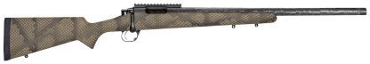 Proof Research 135297 Glacier TI Full Size 7mm PRC 4+1 24" Carbon Fiber Match Grade Threaded Barrel, Black Cerakote Titanium Receivern w/Picatinny Rail, Fixed PROOF Hunter TFDE Carbon Fiber Stock