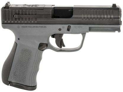 FMK FMKG49DG G3  9mm Luger 14+1 4" Stainless Steel Barrel, Black Optic Cut/Serrated Carbon Steel Slide, Dark Gray Polymer Frame w/Picatinny Rail, Black Backstrap Grip