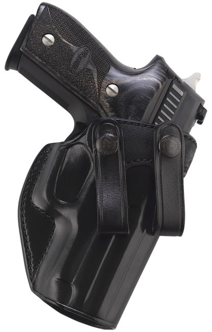 Galco SUM270B Summer Comfort  IWB Black Leather Belt Loop Fits Browning Hi-Power/Springfield SA-35/Girsan MC P35/Match Right Hand
