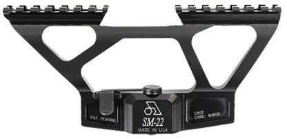 Arsenal SM22 AK Scope Mount SAM7K Series  Black Anodized 0 MOA