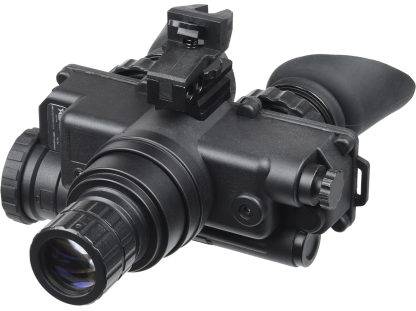 AGM Global Vision 12W7P122153211 Wolf-7 PRO NL1 Night Vision Goggles Black 1x 27mm, Generation 2+ Level 1, 45-54 lp/mm Resolution, Green Filter