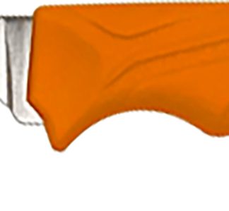 AccuSharp 731C Caping  Fixed Caping 3.50" Stainless Steel Blade/Blaze Orange Ergonomic Anti-Slip Handle