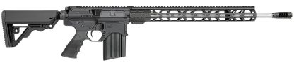 Rock River Arms 243A1534BT LAR-BT3 Predator HP 243 Win 20+1 20" Stainless Fluted Barrel, Black Billet Rec, OEM Operator CAR Stock & Operator Brake, 17" M-LOK Handgaurd, Hogue Rubber Grip