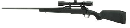 Savage Arms 58131 110 Apex Hunter XP 400 Legend 4+1 18" Carbon Steel, Black, Synthetic AccuFit Stock, Vortex Crossfire II 3-9x40mm Scope Left Hand