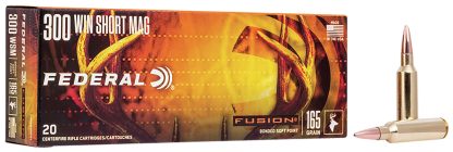 Federal F300WSMFS1 Fusion  300WSM 165gr Bonded Soft Point 20 Per Box/10 Case