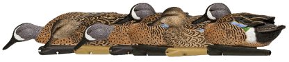 Avian X AVXAVX8080 Topflight  Blue-Winged Floating Teal Decoys Multi-Colored-6 Pack