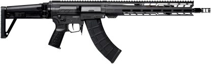 CMMG 86A7F0BAB Dissent MK47 7.62x39mm 30+1 (2) 14.30" P&W, Black Armor, Side Charging Handle Rec, 13.50" M-Lok Handguard, Side Folding Stock, Zeroed Grip, SVD Brake, 60/90 Ambi Safety, Adj. Gas Block