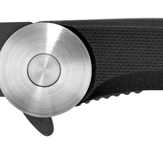 Camillus 19640 Cirque  2.75" Folding Drop Point Plain Black AUS-8 Carbonitride Titanium Blade, Black G10 Handle