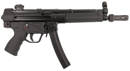 MAC 12750004 5  9mm Luger 30+1 8.90" Black Phosphate Steel Threaded Barrel, Black Phosphate Optics Ready Receiver/Frame, Black Grip, Ambidextrous