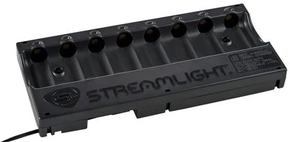 Streamlight 20234 8-Unit Bank Charger  Black SL-59/CR123A Battery 100V/120V/AC