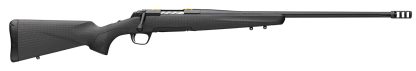 Browning 035602294 X-Bolt Pro Full Size 6.5 PRC 3+1 24" Matte Blued Fluted Sporter SR Barrel, Blued Drilled & Tapped/X-Lock Mount Steel Receiver, Black Fixed Synthetic Stock