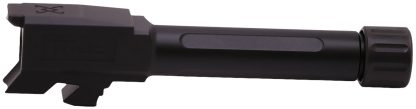 True Precision Inc TPG43BXTBL Glock  9mm Luger 3.90" Threaded Black Nitride Stainless Steel, Fits Glock 43/43X
