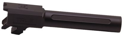 True Precision Inc TPSHCPBXBL Springfield  9mm Luger 3.70" Fluted Black Nitride Stainless Steel, Fits Springfield Hellcat Pro