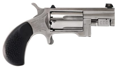 North American Arms SNT Sentinel  22 WMR 5 Shot 1.42" Matte Stainless Steel Barrel, Stainless Cylinder, Matte Stainless Steel Frame, Slip-on Rubber Pebble Grip, Exposed Hammer