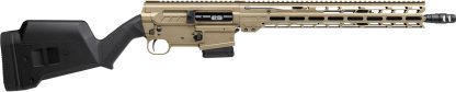 CMMG 55A520BCT Dissent BR4 *CA Compliant 5.56 NATO 10+1 16.10" Black Nitride Threaded Barrel, Coyote Tan Cerakote Picatinny Rail Aluminum Receiver, Magpul SGA Black Synthetic Stock