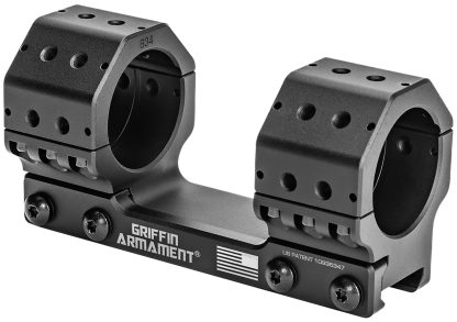 Griffin Armament GSM135H34MM GPM Scope Mount/Ring Combo Black 34mm Tube