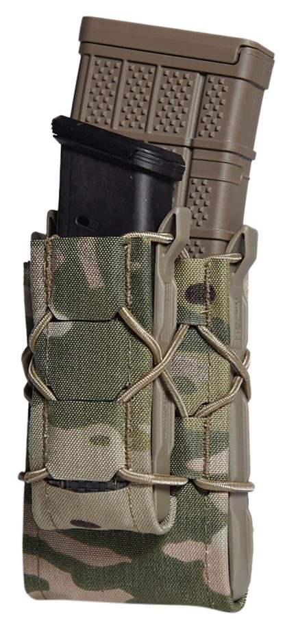 High Speed Gear 24DD00MC TACO Gen 2 Double Decker Multi-Cam Nylon Laminate MOLLE Mount Pistol/Rifle