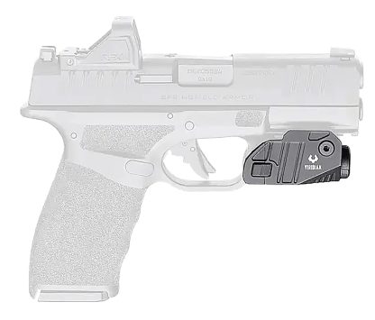Viridian 9300048 CTL Custom for Springfield Hellcat Pro  Black Anodized 525 Lumens White LED