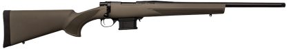 Howa HMA6ARCSG M1500 Mini Action 6mm ARC 5+1 22" Black Steel Threaded Barrel, Matte Blue Steel Receiver Drilled & Tapped, Fixed HTI Green Synthetic Stock