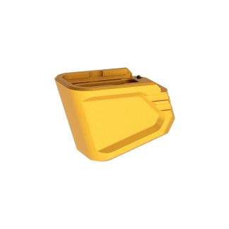 Tyrant CNC TDG17MAGEXGLD  Magazine Extension Fits Glock 17/22/34/35/19X Gold Aerospace Grade Aluminum