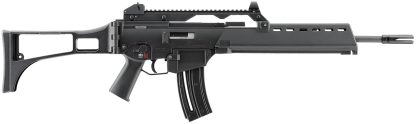 HK 81000994 G36  22 LR 20+1 18.13" Black Barrel w/Flash Suppressor, Black Receiver w/Picatinny Rail, Black Folding Synthetic Stock, Black Polymer Grip