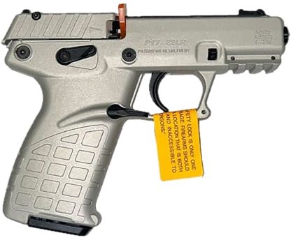 Kel-Tec P17SA P17  Sports South Exclusive Color, Compact Frame 22 LR 16+1 3.80" Black Steel Threaded Barrel, Shimmer Serrated Steel Slide, Shimmer Polymer Frame w/Picatinny Rail, Textured Grip