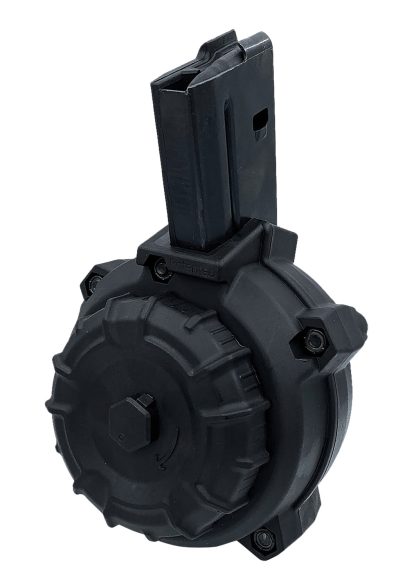 ProMag DRMA108 50rd Drum 6.8 SPC Fits AR-15 Black DuPont Zytel Polymer