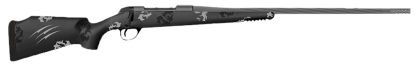 Fierce Firearms TWTROG65PRC20BP Twisted TI Rogue 6.5 PRC 20" Black Cerakote Steel Threaded Barrel, Drilled & Tapped Titanium Receiver, LR Negative Comb Phantom Camo Carbon Fiber Stock