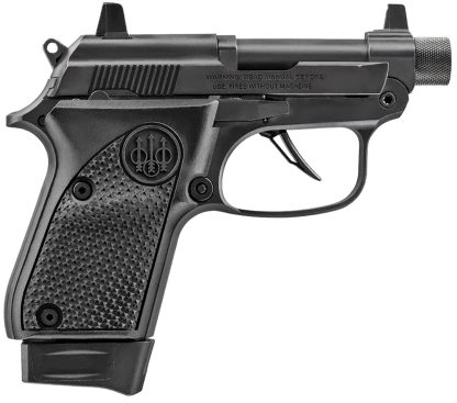 Beretta USA J20X22R8TB 20X Bobcat 22 LR 8+1 2.80" Black Steel Barrel, ELS/Serrated Steel Slide & Polymer Frame w/Beavertail, Helica Texture Grip