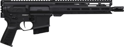 CMMG 34A840F-AB Dissent MK4 338 ARC 10+1 10.50" Black Nitride Threaded Barrel, 9.60" M-LOK Handguard, Black Armor Cerakote Aluminum Picatinny Rail Receiver, Rear Picatinny Rail, CMMG Zeroed Grip
