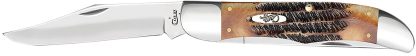 Case 03574 Hunter  4.10" Folding Plain Mirror Polished Tru-Sharp SS Blade, 6.5 BoneStag Handle