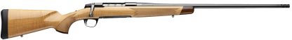 Browning 036080229 X-Bolt 2 Medallion 300 Win Mag 3+1 26" Blue Polished Threaded Barrel & Drilled & Tapped Carbon Steel Receiver, Fixed Gloss AAAA Maple Wood Stock, Radial Muzzle Brake