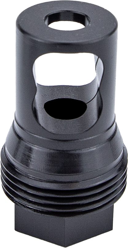 Kgm Suppressors A-TMB50-S-4 R50T Taper Muzzle Brake Black Nitride Steel M25x1.5 Threads