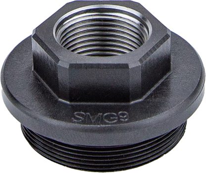 Kgm Suppressors A-SMG9-DTA-S-3 SMG9 Direct Thread Adapter Black Nitride Steel 5/8"x24 Threads
