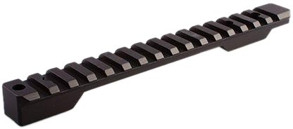 Talley PSM258160   Black Anodized Aluminum Picatinny Rail Mount Short Action 20 MOA