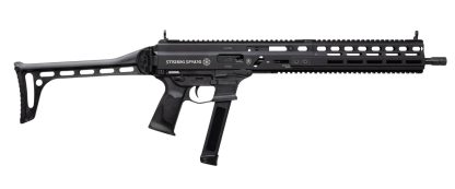 Grand Power 810091156025 Stribog SP9A3G 9mm Luger 16" Black Barrel, Black Receiver, Polymer Stock & Grip