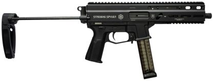 Grand Power 197892004855 SP10A3 Stribog 10mm Auto 20+1 8" Black Threaded Barrel, Black Aluminum Picatinny Rail Receiver, Black Polymer PDW Tailhook Brace, Black Polymer Grip, Thread Protector