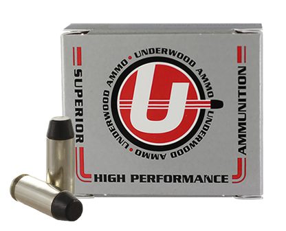 Underwood Ammo 242   10mmAuto 220gr Hard Cast Flat Nose 20 Per Box/10 Case