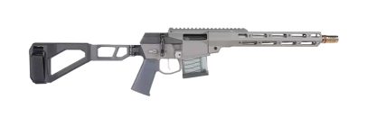 Q LLC MINIFIX55612INPISTOL Mini Fix  5.56 NATO 12" Gray Tapered Threaded Barrel, M-LOK Handguard, Gray Picatinny Rail Receiver, Adj Folding Stock,   Polymer Grip