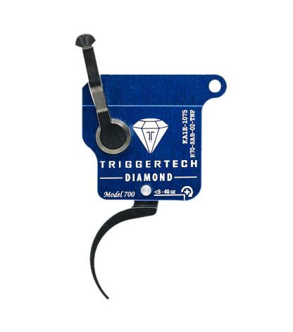 TriggerTech R70SAB02TNP Diamond  Black Curved Fits Remington 700 Right Hand