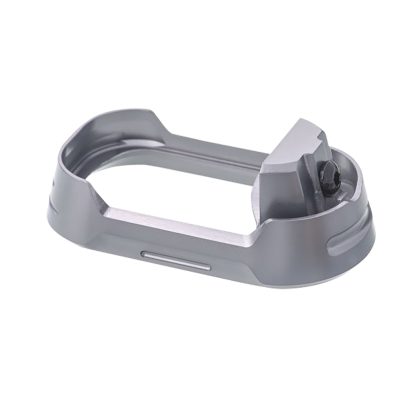 Tyrant CNC TDG17MWG4GREYBLACKSCRE  Magwell Fits Glock 17 Gen4 Grey Aluminum