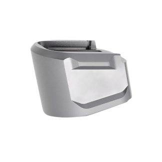 Tyrant CNC TDECHEMAGEX17GREY  Magazine Extension 9mm Fits Springfield Echelon 5rd Grey Aluminum