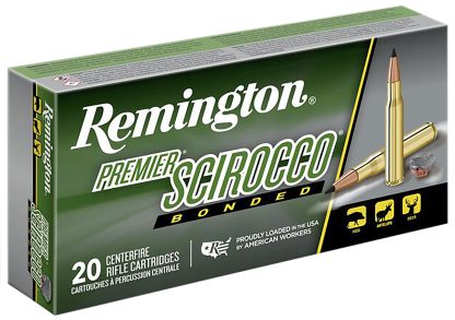 Remington Ammunition 29345 Premier Scirocco Bonded 300WSM 180gr Swift Scirocco Bonded 20 Per Box/10 Case