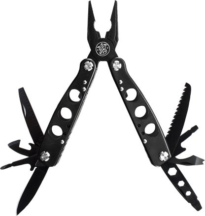 Smith & Wesson Knives SWMT1CP Multi-Tool  Black 6.50" Long Includes Case
